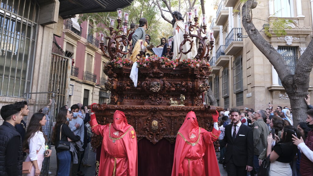 Fotogaler&iacute;a procesi&oacute;n de la Santa Cena. Semana Santa de Almer&iacute;a 2022.