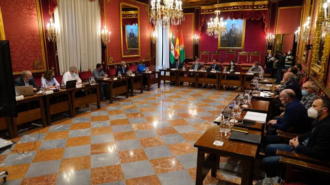 Reunión celebrada con representantes políticos y agentes sociales en Granada