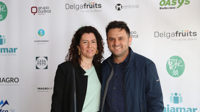 María Carmen Moya y Mauricio Delgado, de Delgafrutis.