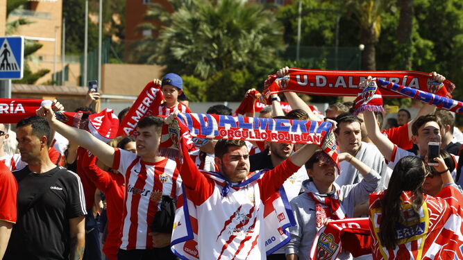 Imágenes del partido U.D. Almería-S.D. Amorebieta