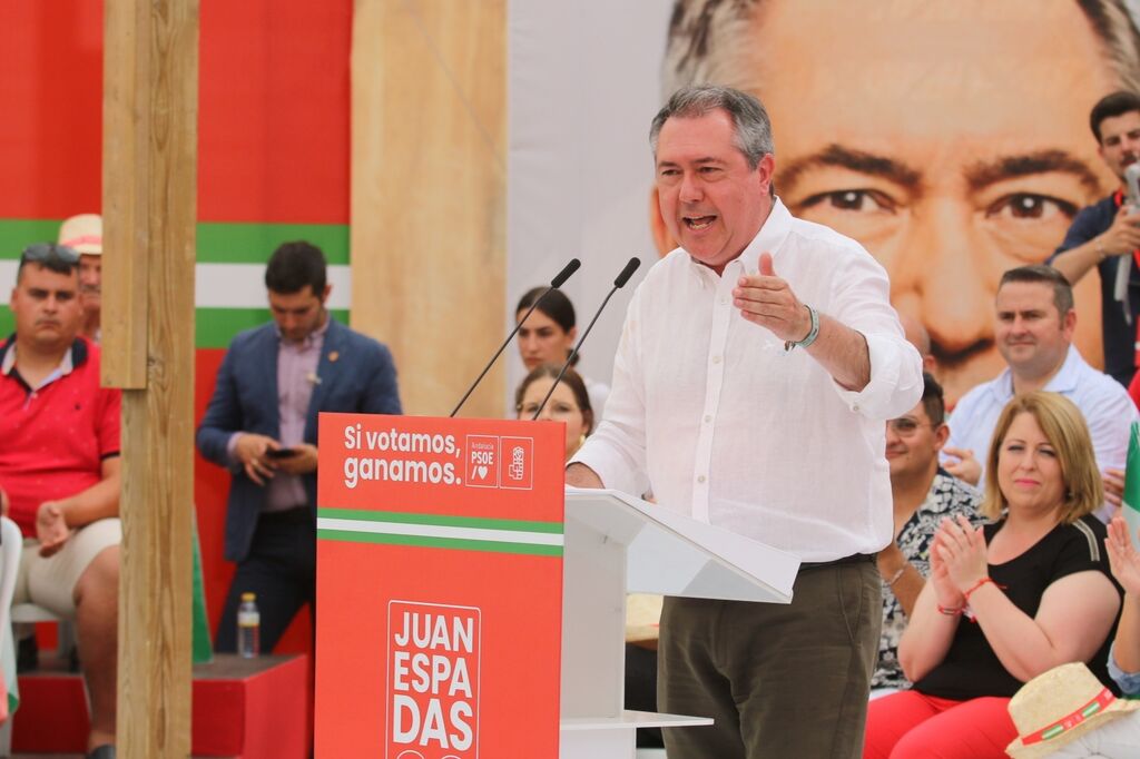 Juan Espadas comienza la campa&ntilde;a electoral con Pedro S&aacute;nchez, en im&aacute;genes