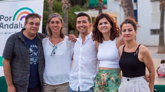Por Andalucía con los integrantes de la plataforma Stop Parque Eólico Mar de Agata