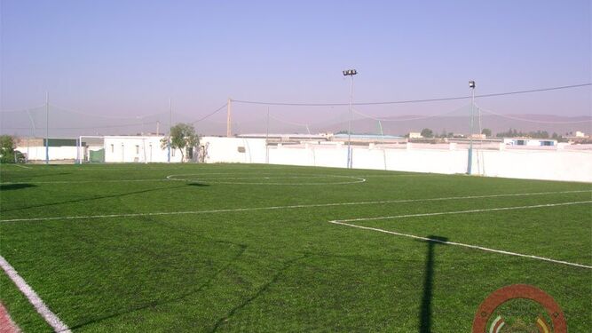 Campo de Fútbol 7 en el que se desarrollará el Campus