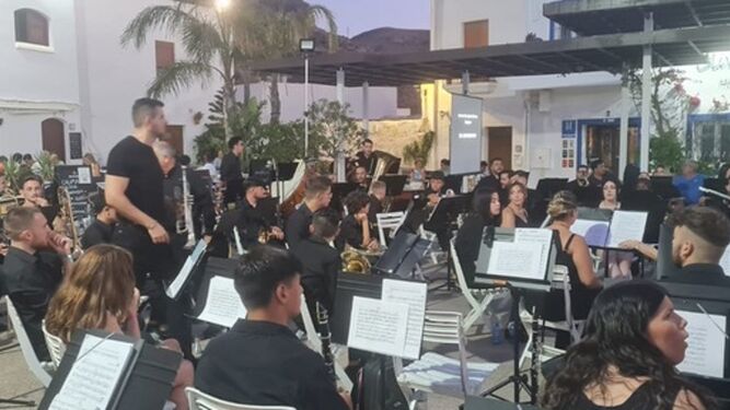 Concierto del 20 aniversario de la Banda Municipal de Música de Mojácar.