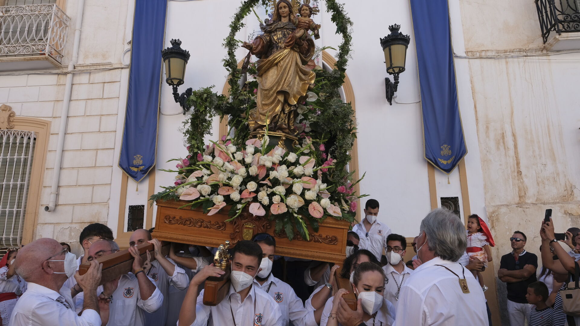 Im&aacute;genes de la procesi&oacute;n marinera de la Virgen del Carmen de Garrucha