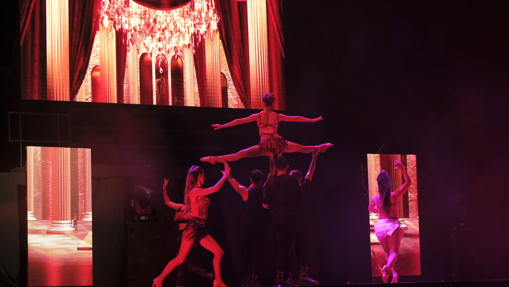 Imágenes del espectáculo 'The Talent' en la Gala XV Aniversario Diario de Almería