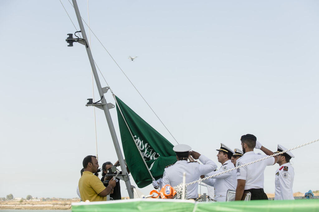 Las im&aacute;genes de la entrega a la Real Armada Saudita de la segunda corbeta construida en Navantia - San Fernando