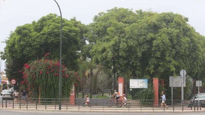 El parque de las Huertas, en Camposoto.