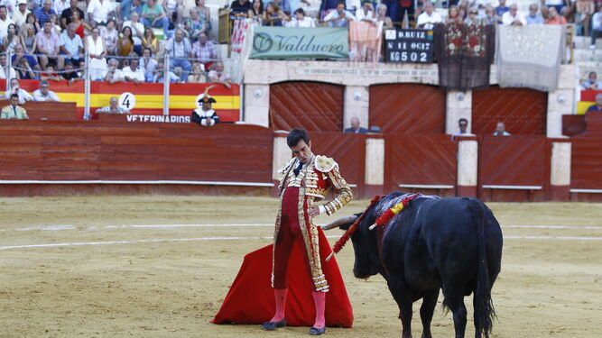 Tomás Rufo, en la cara del toro.