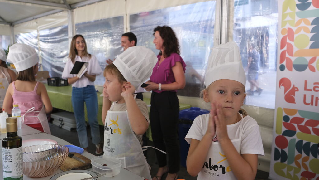 Im&aacute;genes del concurso de gastronom&iacute;a infantil de la Feria de Almer&iacute;a 2022