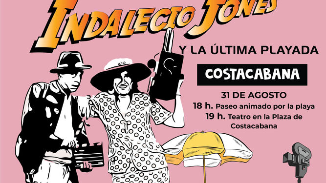 Cartel anunciador de la actuación el día 31 en Costacabana.