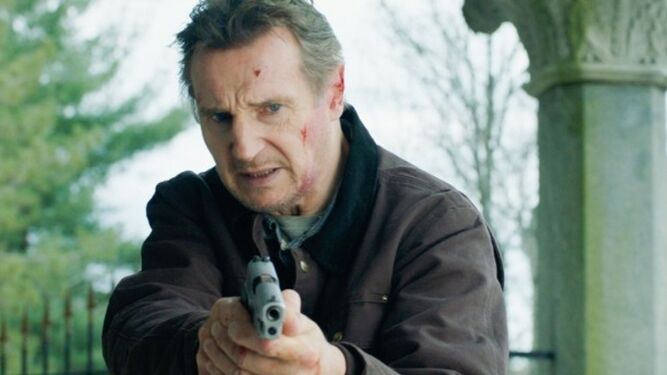 Liam Neeson, en un fotograma de la película.