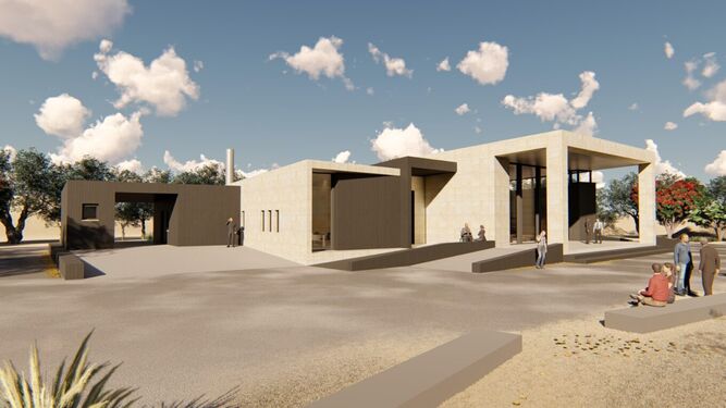 Imagen del proyecto del futuro crematorio de Huércal-Overa
