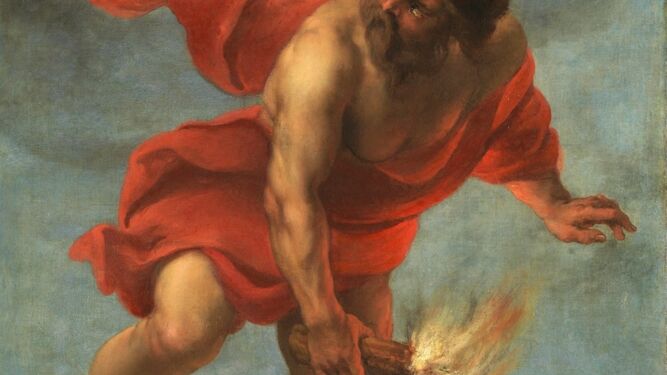 Jan Cossiers, 'Prometeo trayendo el fuego' (1636-1638). Museo Nacional del Prado.