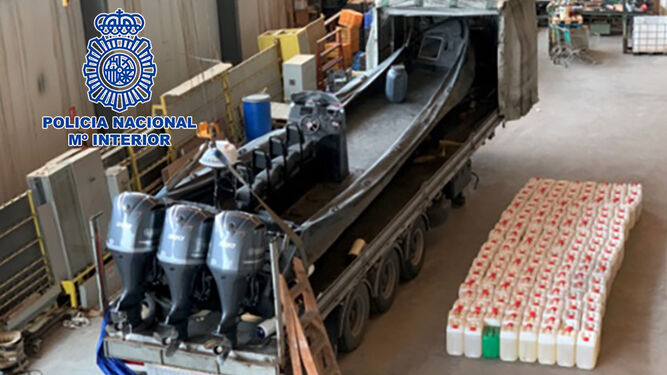 La Policía Nacional desarticula una organización dedicada a la preparación de narcolanchas para la importación de hachís procedente de Marruecos