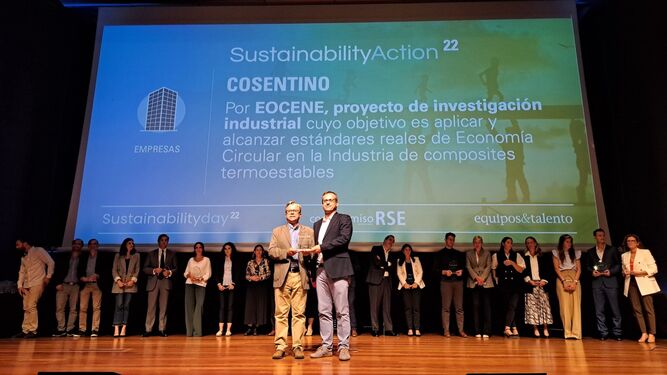 Entrega del Premio 'Sustainability Action' a Cosentino.