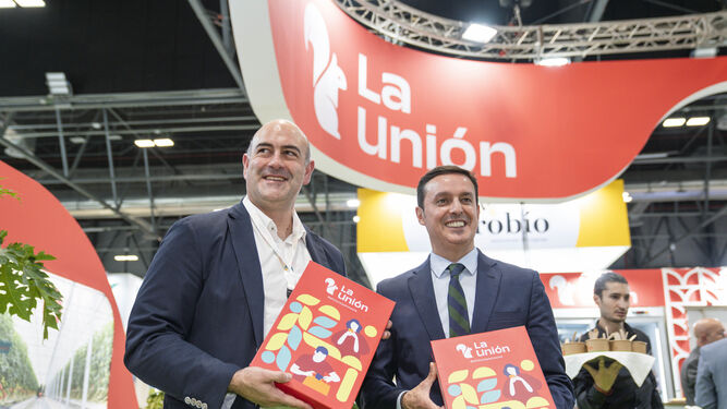 El CEO de La Unión, Jesús Barranco, y el presidente de Diputación, Javier A. García