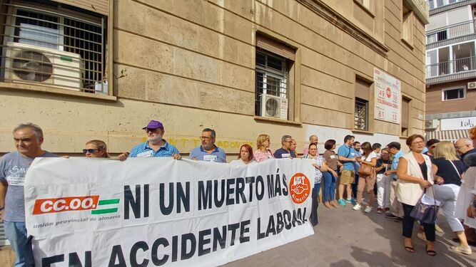 Nueva concentración este miércoles por nuevos fallecidos en accidentes laborales en Almería