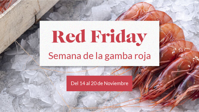 Semana de la gamba roja de Almería en la tienda Del Barco de la Mesa de la lonja de la capital