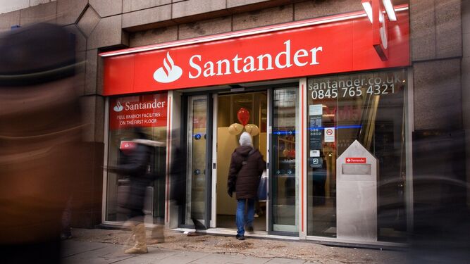 Sucursal de Santander Banco.