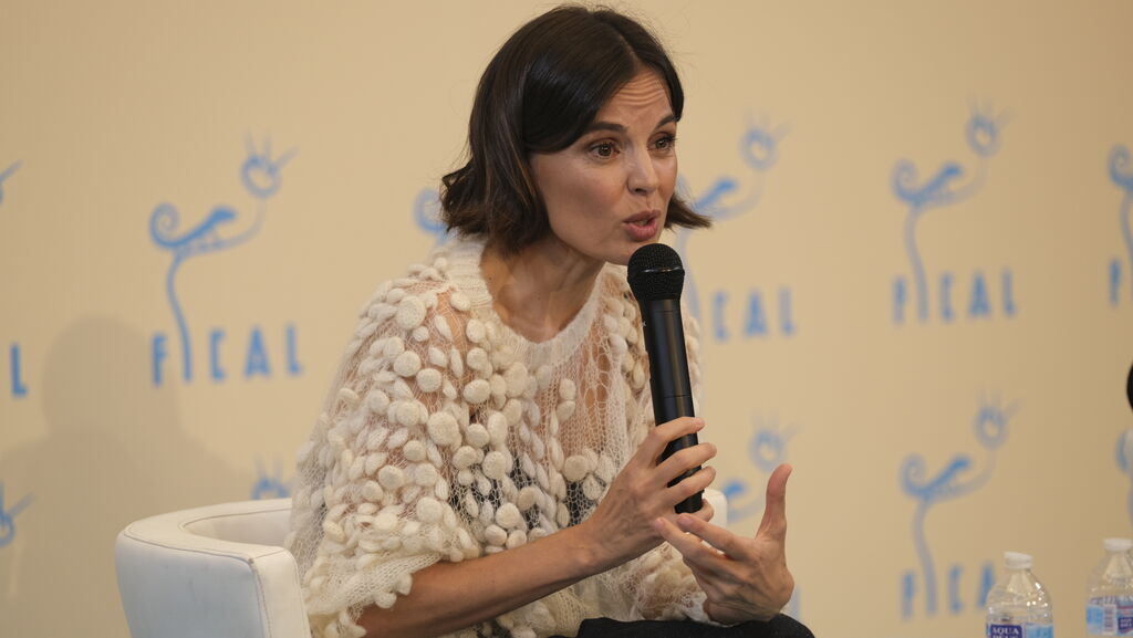 Im&aacute;genes de la actriz Elena Anaya en rueda de prensa en FICAL 2022