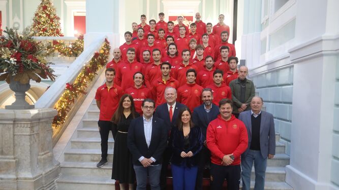 Recepción a la Selección Española Absoluta de Hockey en el Ayuntamiento de San Fernando.