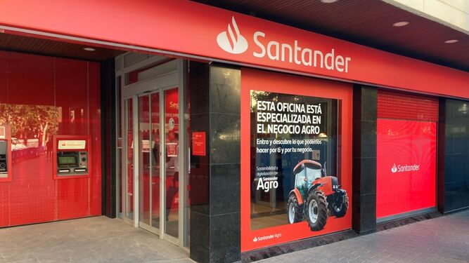 Oficina del Santander especializada en negocio agro