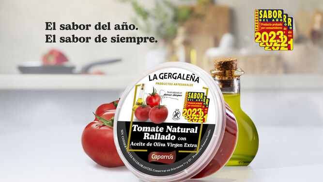 El Tomate Natural Rallado con AOVE de Caparrós.