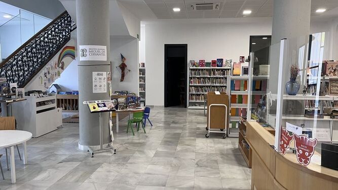 Instalaciones de la  biblioteca municipal  de Berja