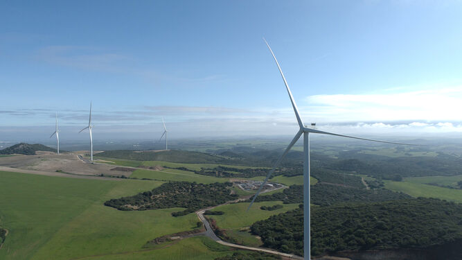 Parque eólico de Capital Energy en otro punto de Andalucía.