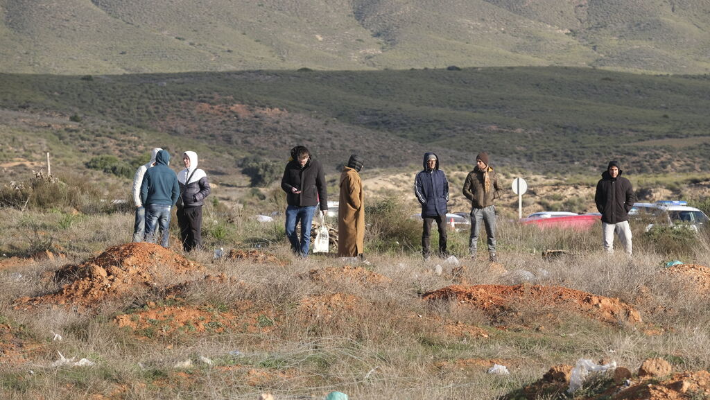Im&aacute;genes del desalojo del asentamiento chabolista 'El Walili', en N&iacute;jar