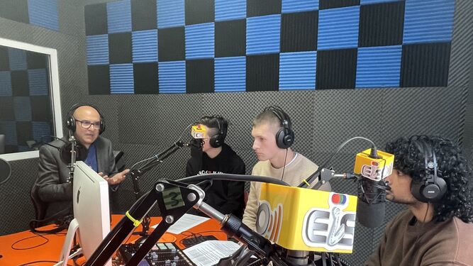 El director de Diario de Almería, Antonio Lao durante la entrevista en EISO Radio.