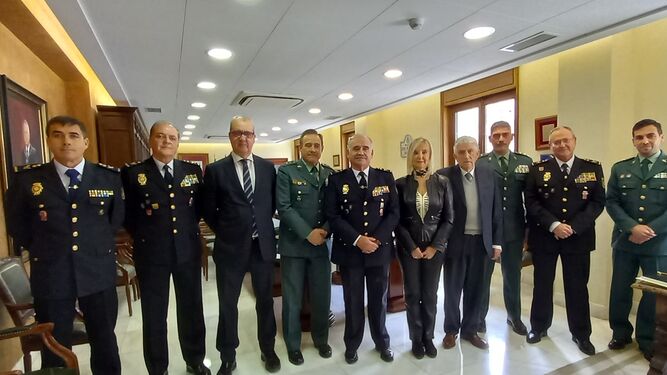 Reunión de coordinación entre la Fiscalía Superior y los mandos de las Fuerzas de Seguridad