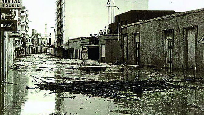 La riada de Adra de 1973