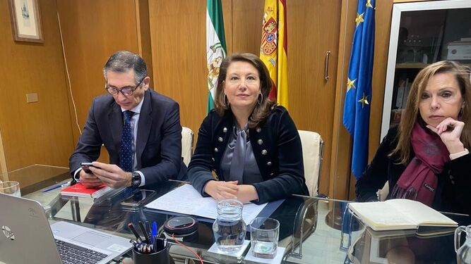 La consejera Carmen Crespo incidió que el levante de Almería, muy afectado por la sequía, necesita que se “agilice” la duplicación de la desaladora de Carboneras