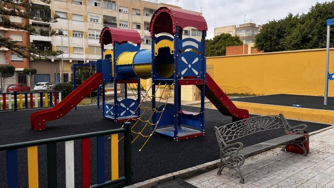 Zona de juegos del parque infantil Félix Rodríguez de la Fuente