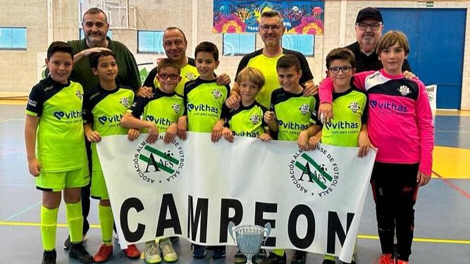Los jugadores del Almería Futsal, los mejores en benjamín