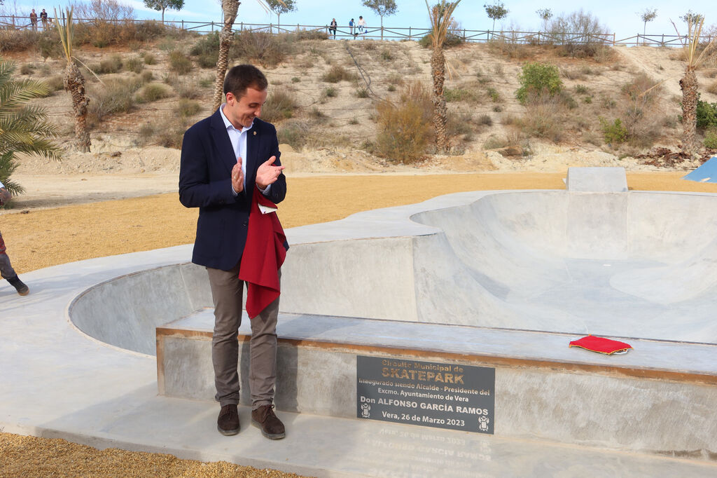 Inauguraci&oacute;n del nuevo skate park en el Parque de la Rambla de Vera