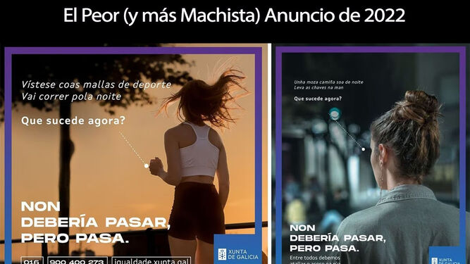Una campaña contra la violencia de género de la Xunta de Galicia es el anuncio más machista del año para Facua