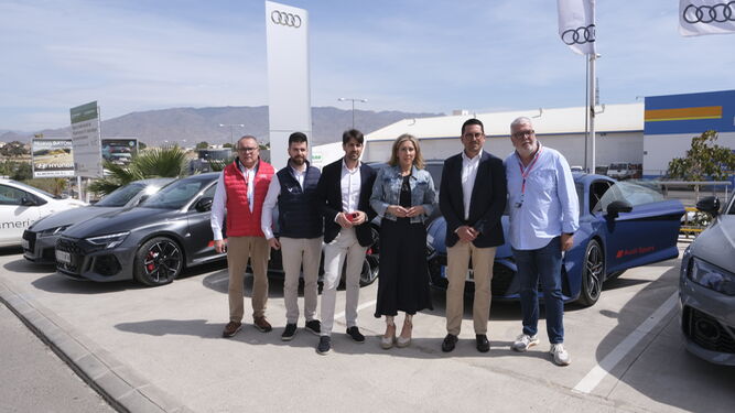 Equipo del concesionario de Audi en Huércal de Almería