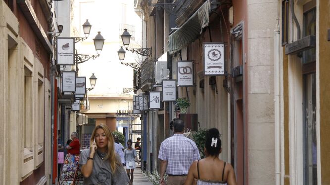 Calle de las Tiendas en Almería