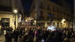 Procesión del Vía Crucis-Cristo de la Escucha en Almería, en imágenes