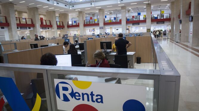 Imagen de archivo de una instalaciones de la Delegación Especial de la Agencia Tributaria en Madrid.