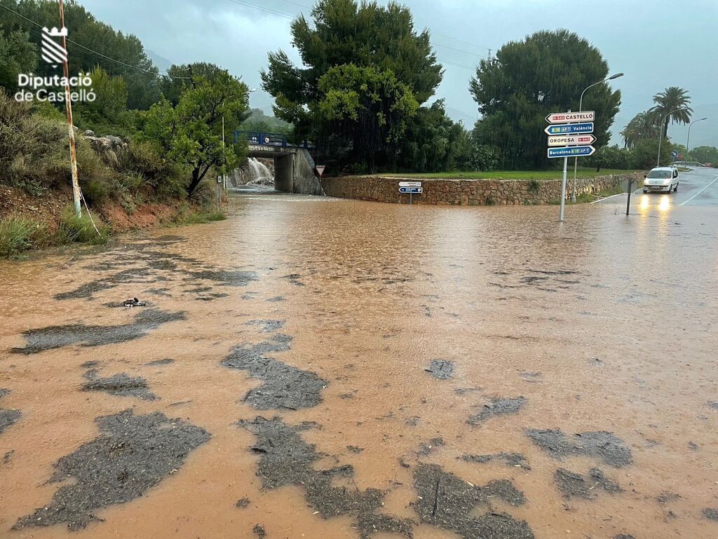 Inundaci&oacute;n en la provincia de Castell&oacute;n