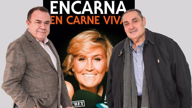 Juan Luis Galiacho y Pedro Pérez, autores de libro ‘Encarna. En carne viva’.