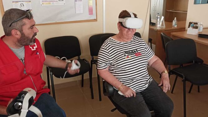 Los mayores han probado la realidad virtual.