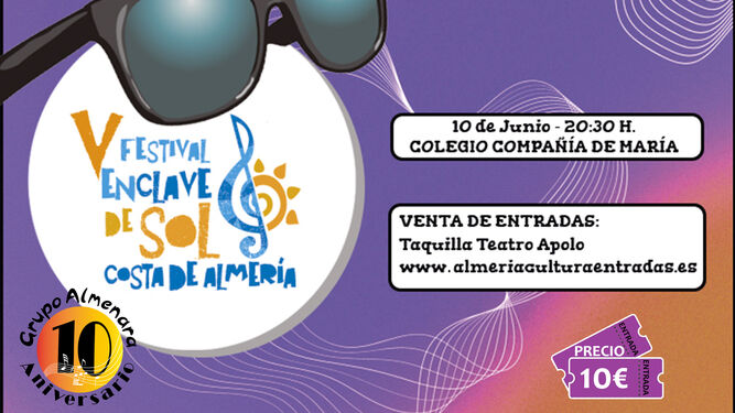 Cartel del Festival que se celebra este sábado con Albaladre y Almenara.