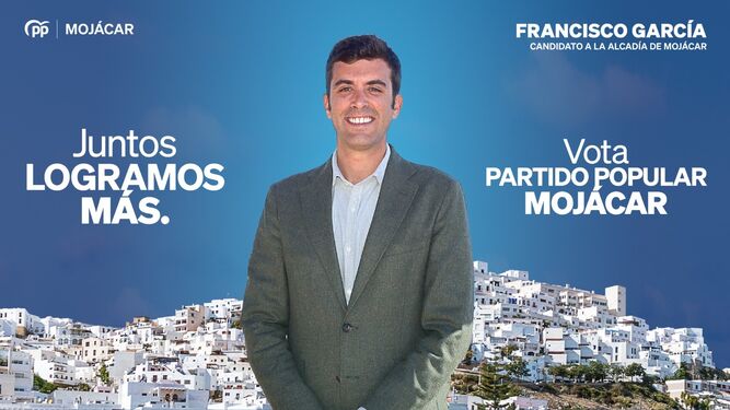 Francisco García es el candidato del PP en Mojácar.