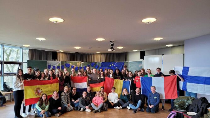 Grupo Erasmus en Blomberg (Alemania).