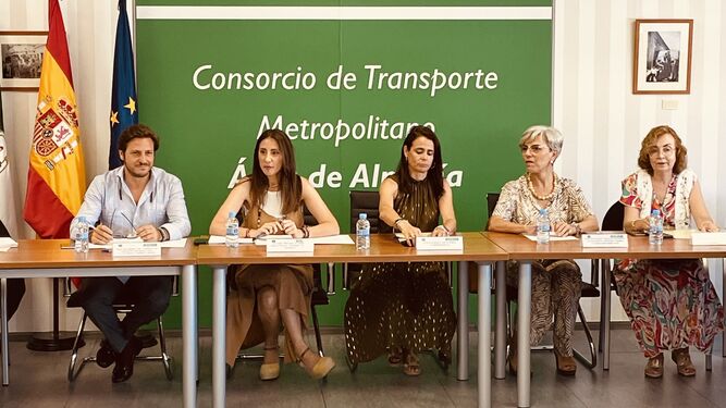 Reunión del Consorcio de Transporte Metropolitano.